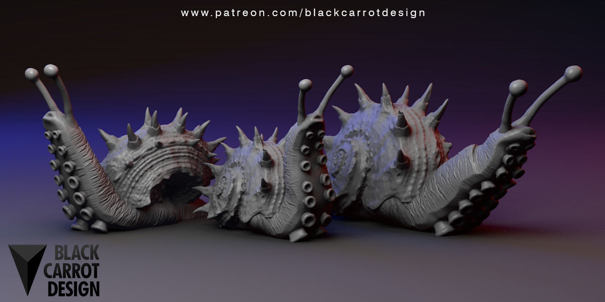 Snail monsters - Sea Maggots