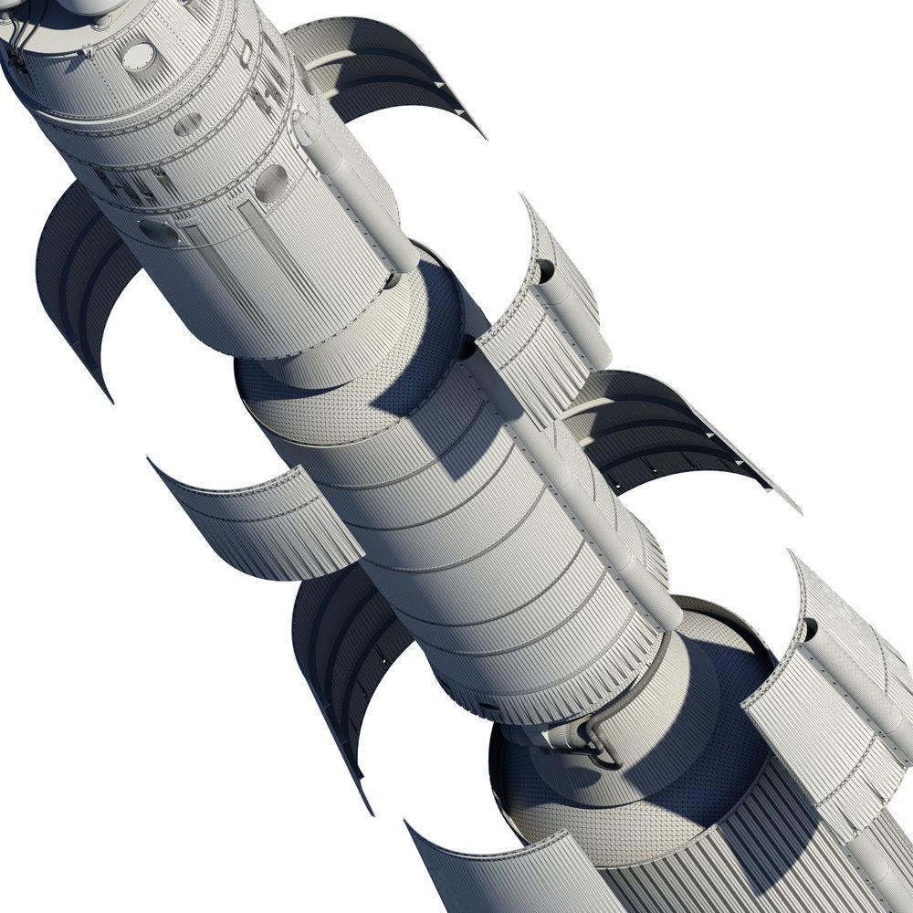 LGM-30G Minuteman-III ICBM 3D model_10