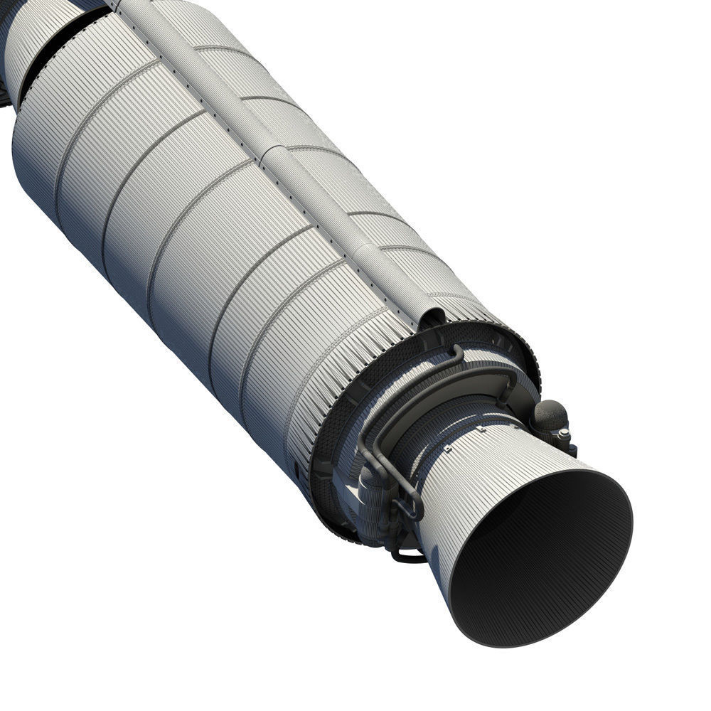 LGM-30G Minuteman-III ICBM 3D model_8