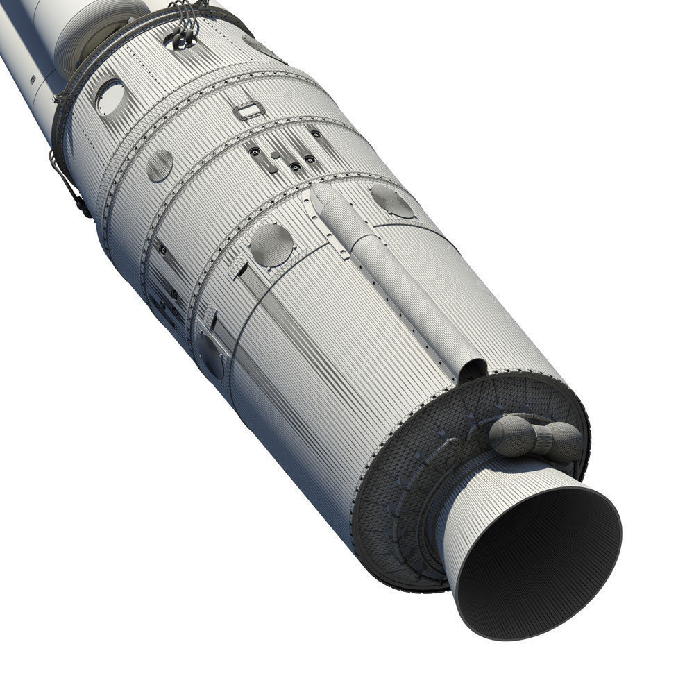 LGM-30G Minuteman-III ICBM 3D model_9