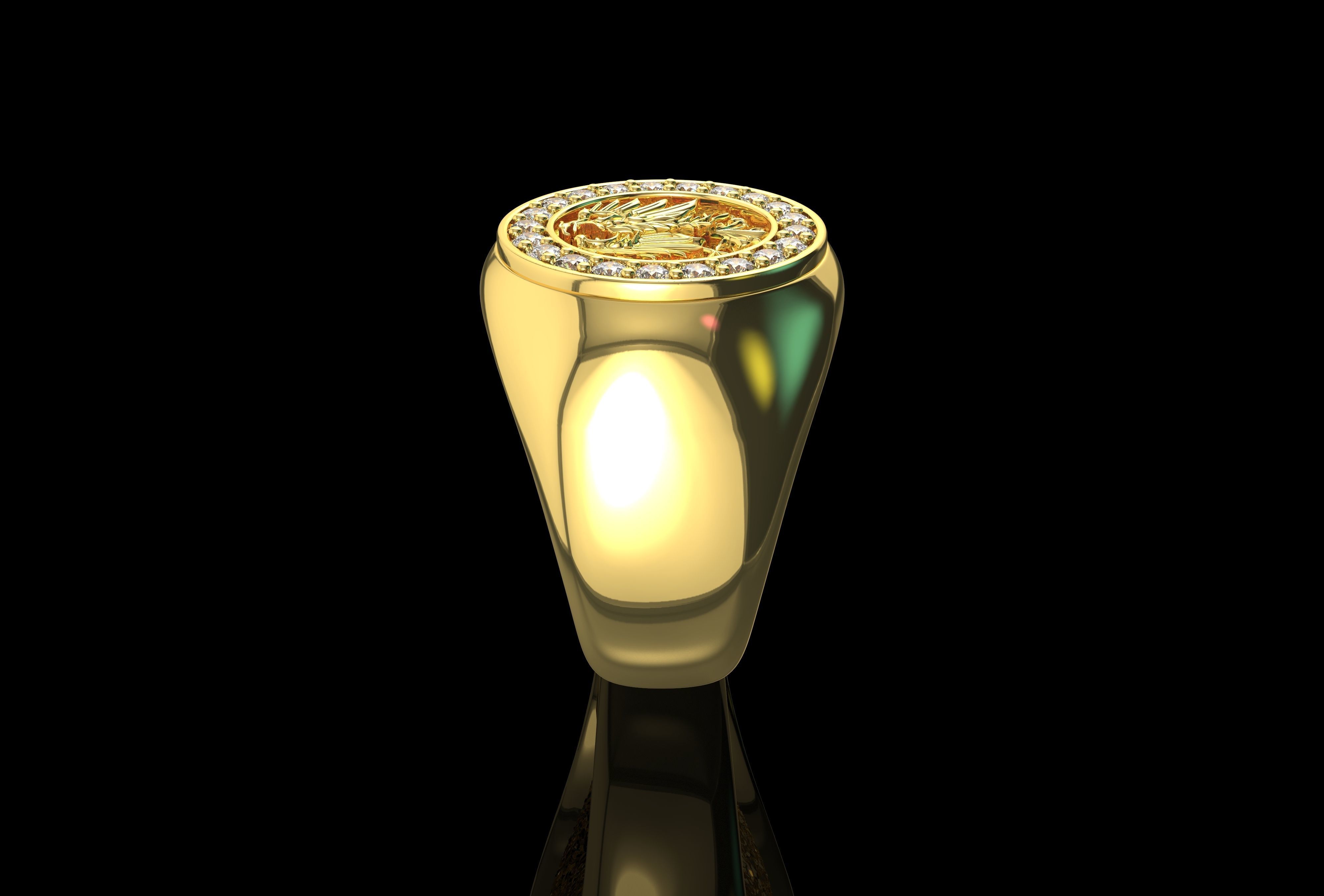 Gold N670 3D print model_3