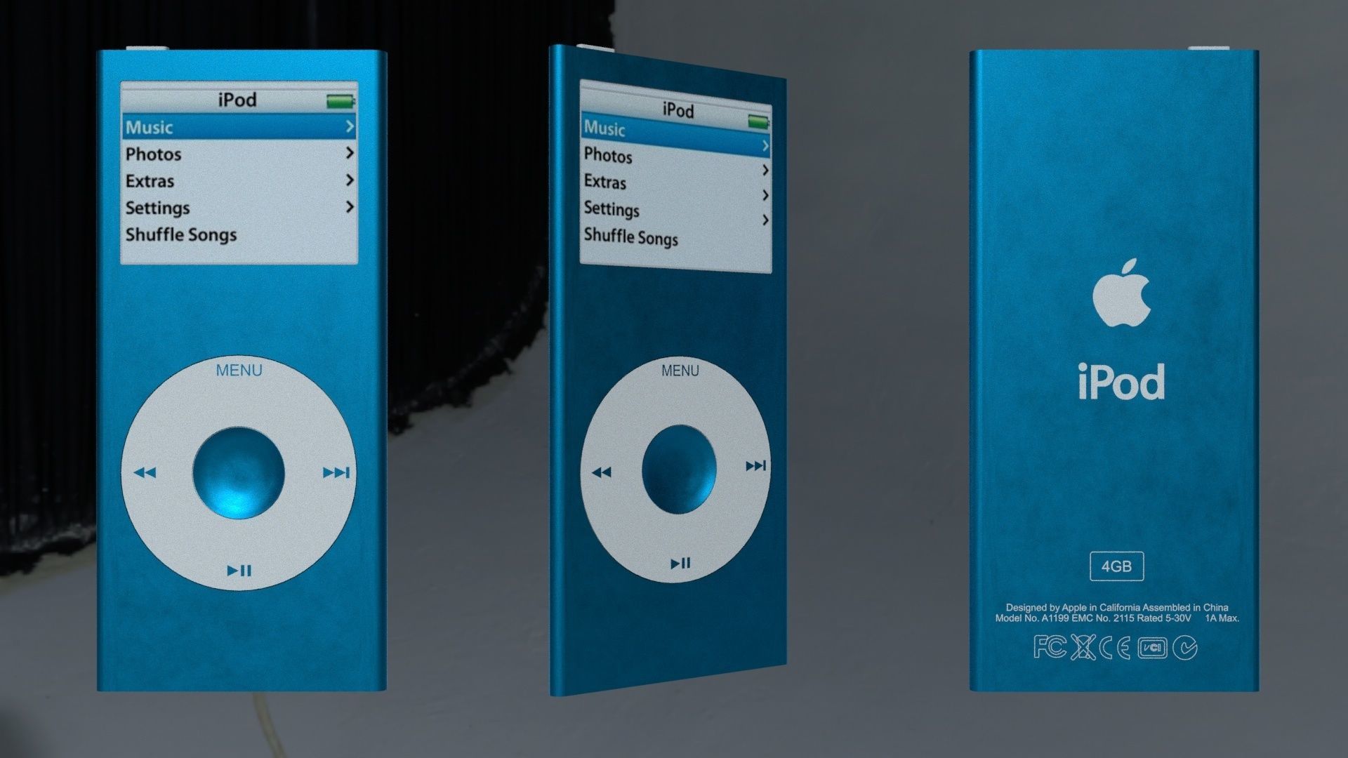 Ipod Nano 2nd Generation 3D model_3