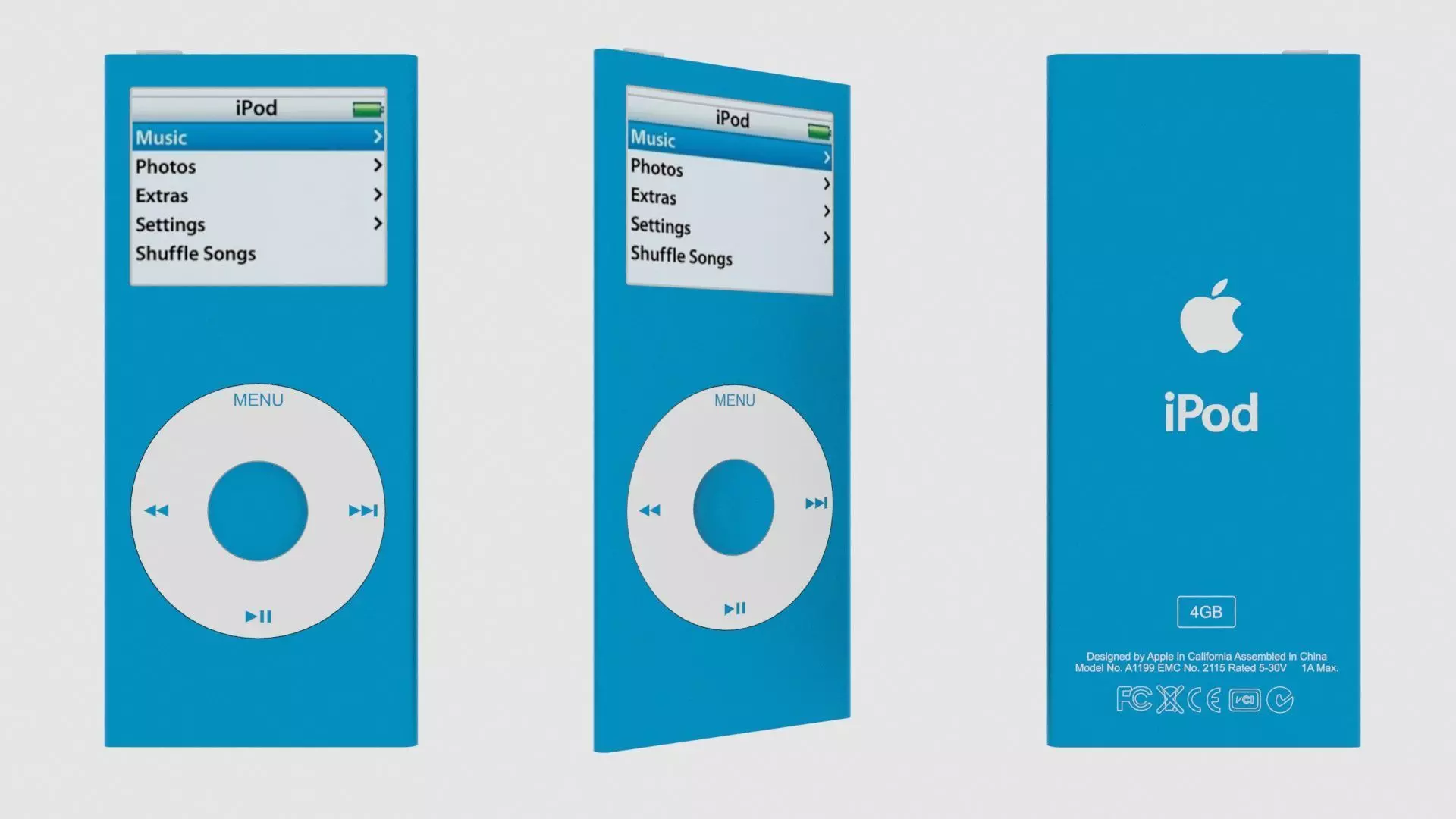 Ipod Nano 2nd Generation 3D model_0