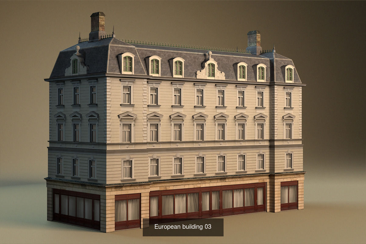 European architecture 3D Model Collection_15