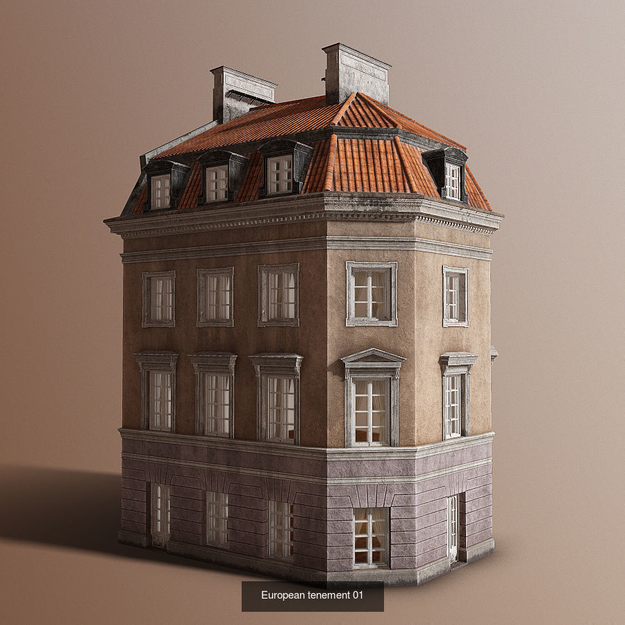 European architecture 3D Model Collection_10