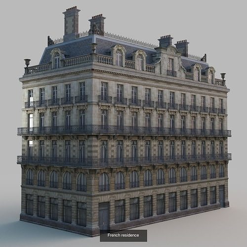European architecture 3D Model Pack 2