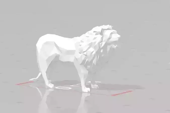 3D lion