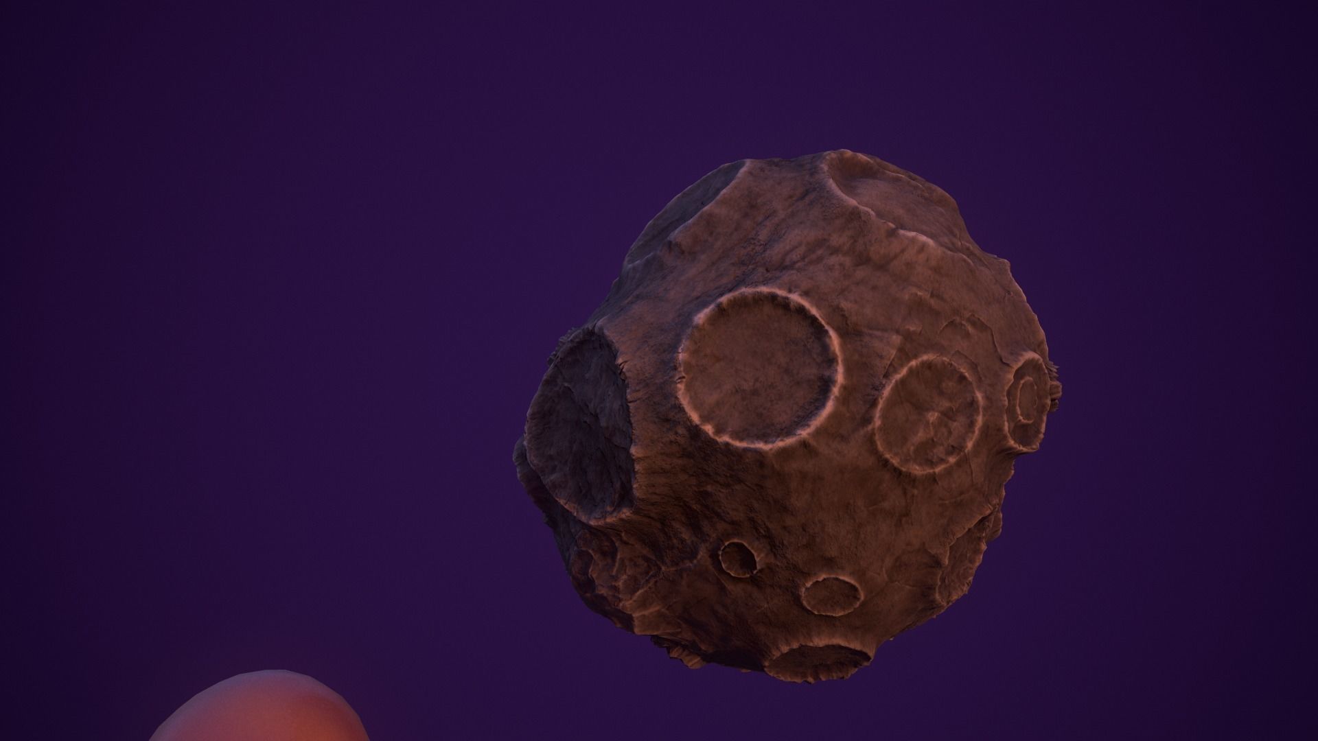 Halloween Collection island in middle of forest Low-poly 3D model_22