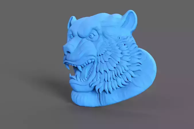 Tiger Relief Free 3D print model