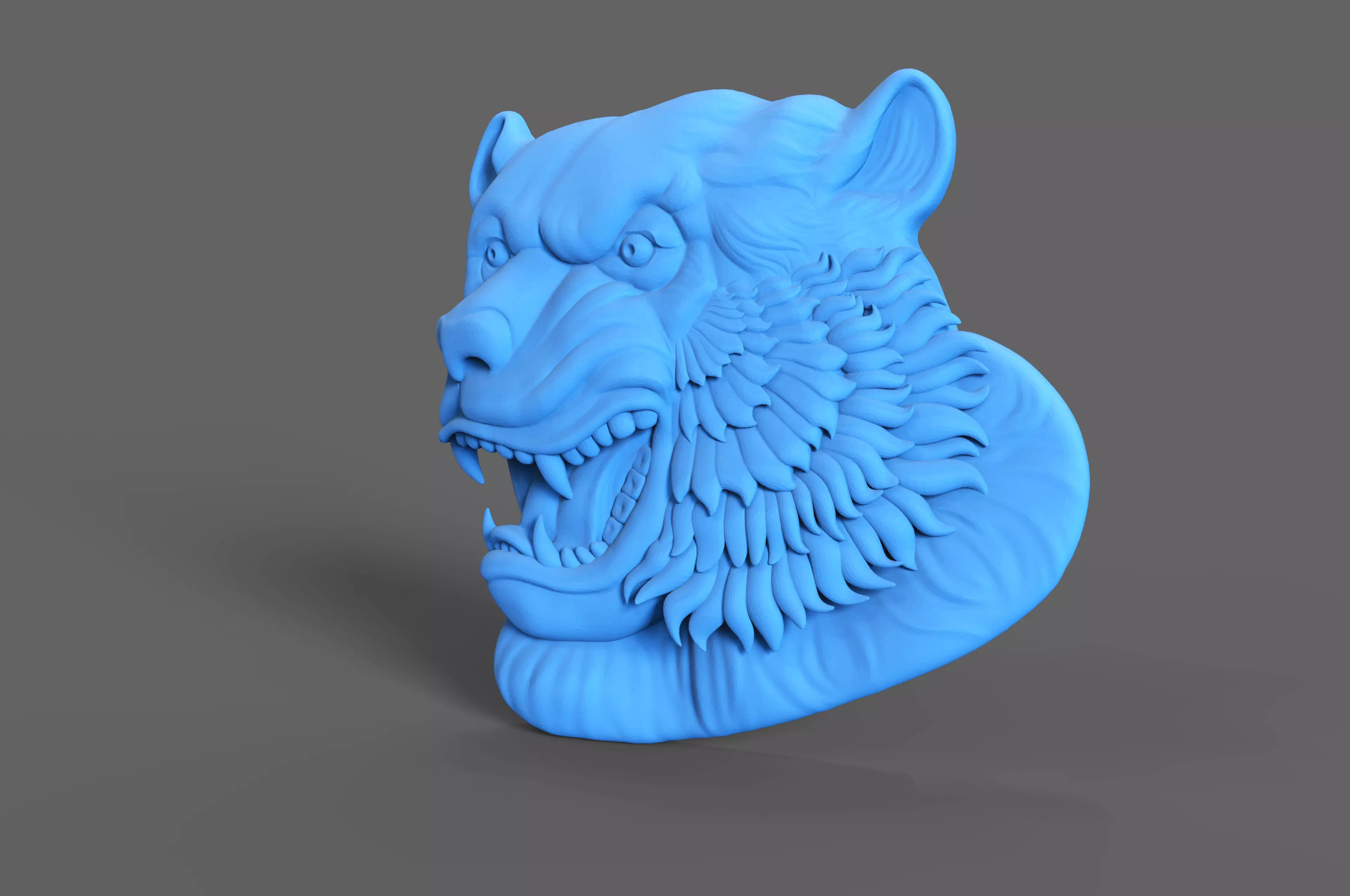 Tiger Relief Free 3D print model