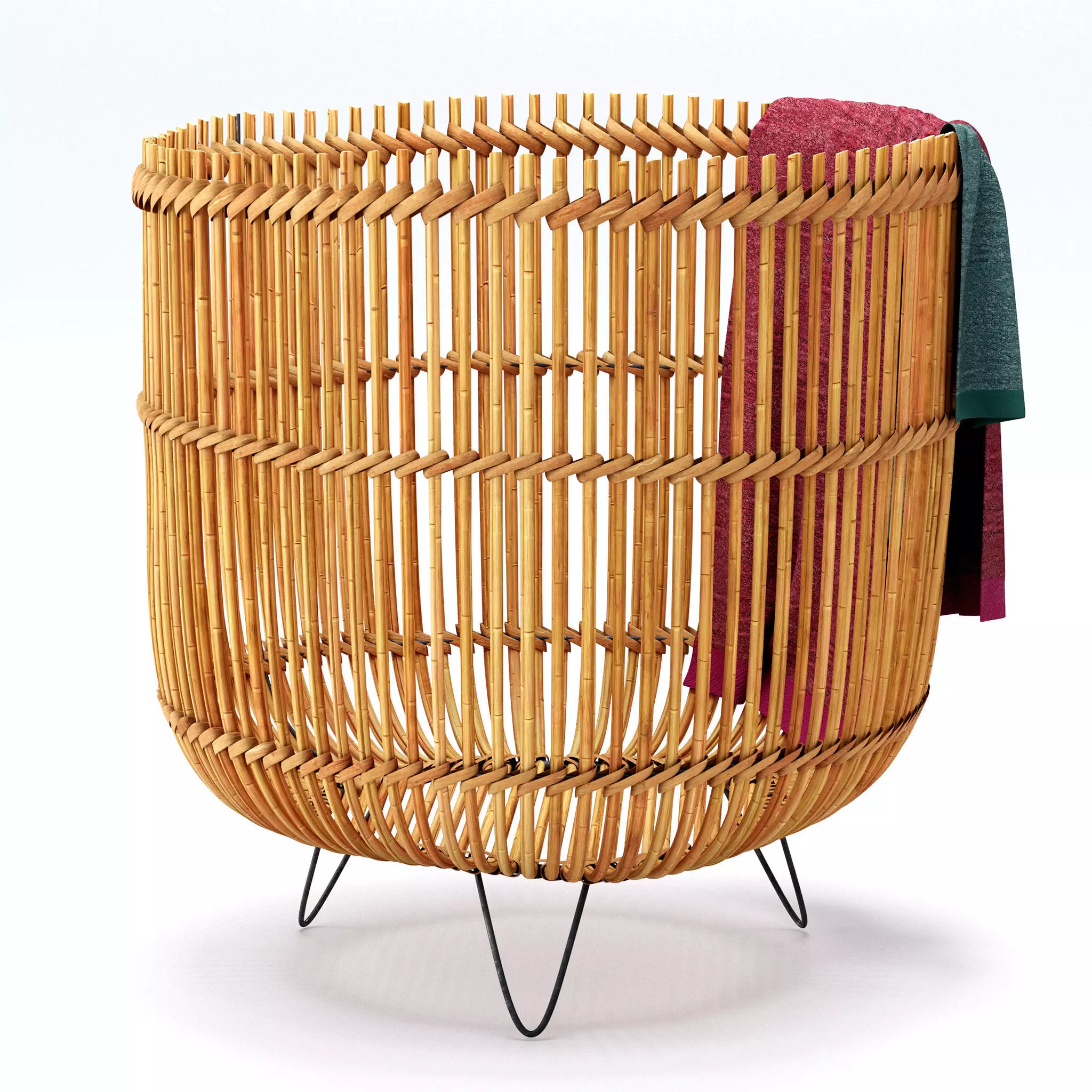 palos knitted basket Free 3D model