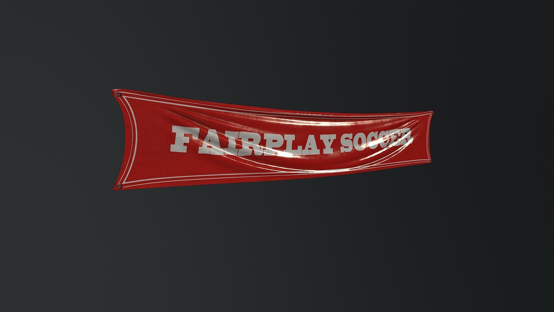 Low-Poly Soccer Field Pack Low-poly 3D model_6