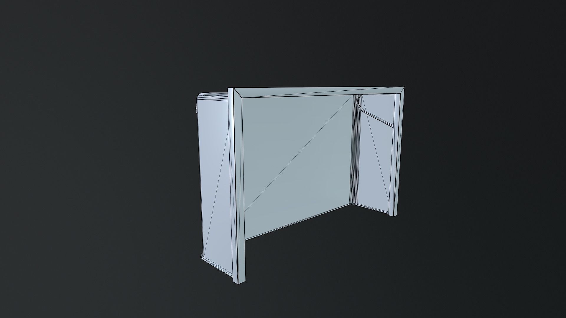 Low-Poly Soccer Field Pack Low-poly 3D model_15