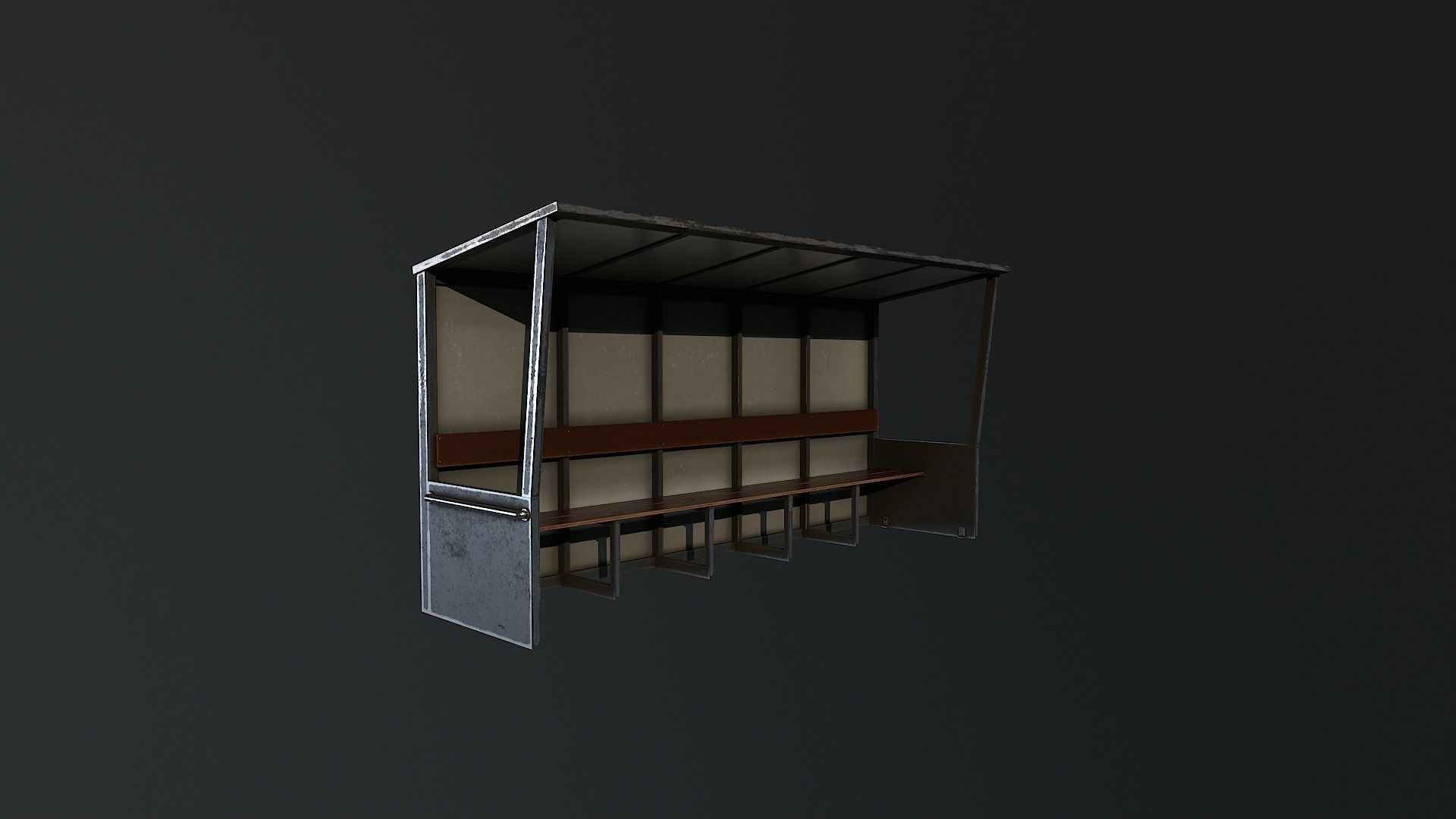 Low-Poly Soccer Field Pack Low-poly 3D model_24