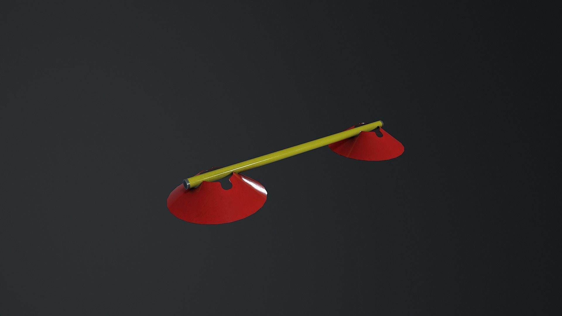 Low-Poly Soccer Field Pack Low-poly 3D model_22