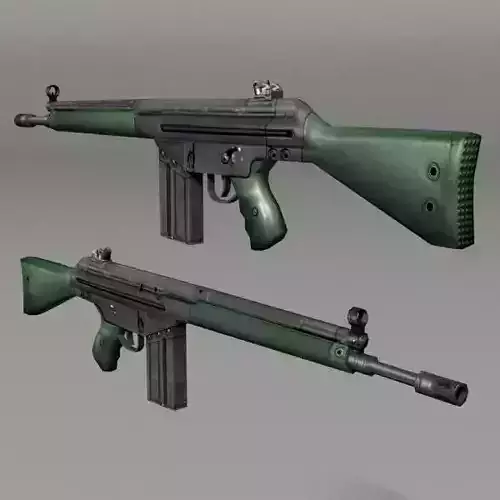 Lowpoly G3 rifle - rifle