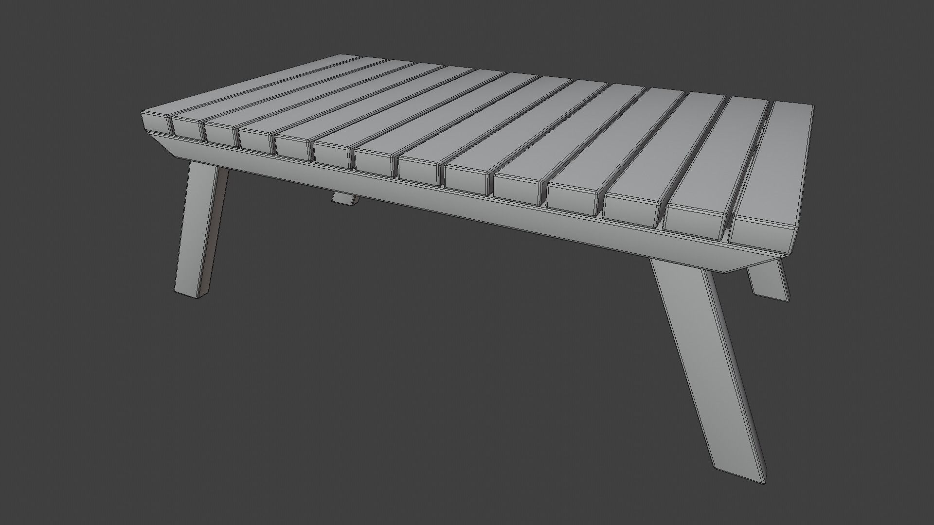 Outdoor Patio Asset Collection Low-poly 3D model_10