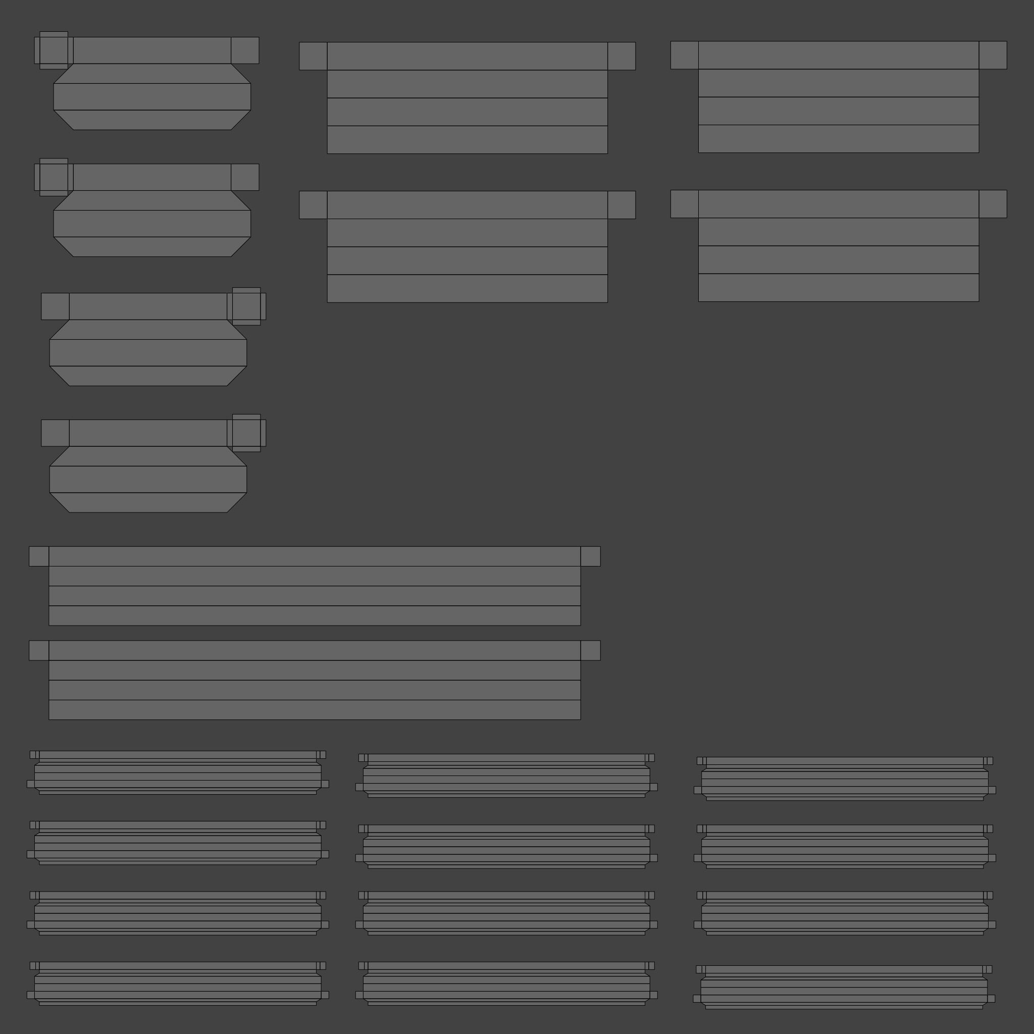 Outdoor Patio Asset Collection Low-poly 3D model_26