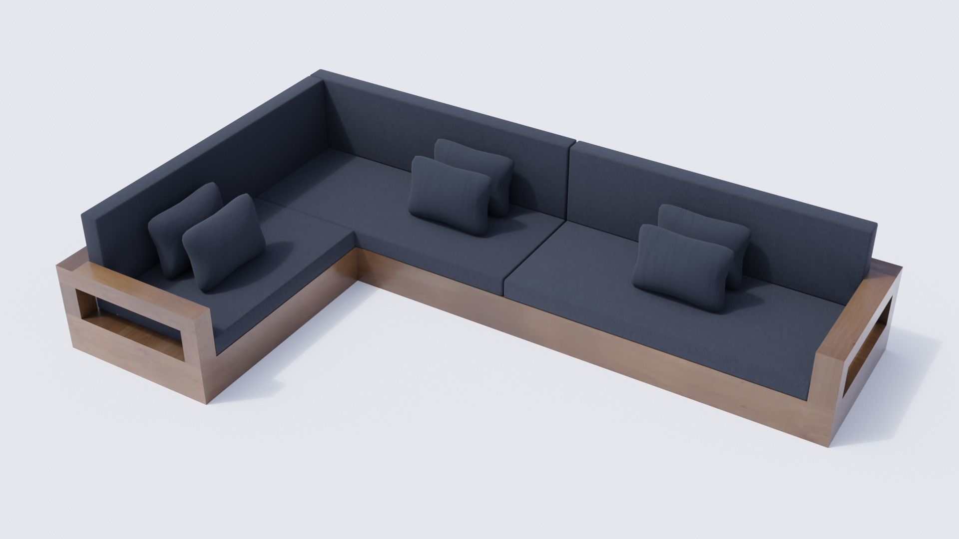 Outdoor Patio Asset Collection Low-poly 3D model_13