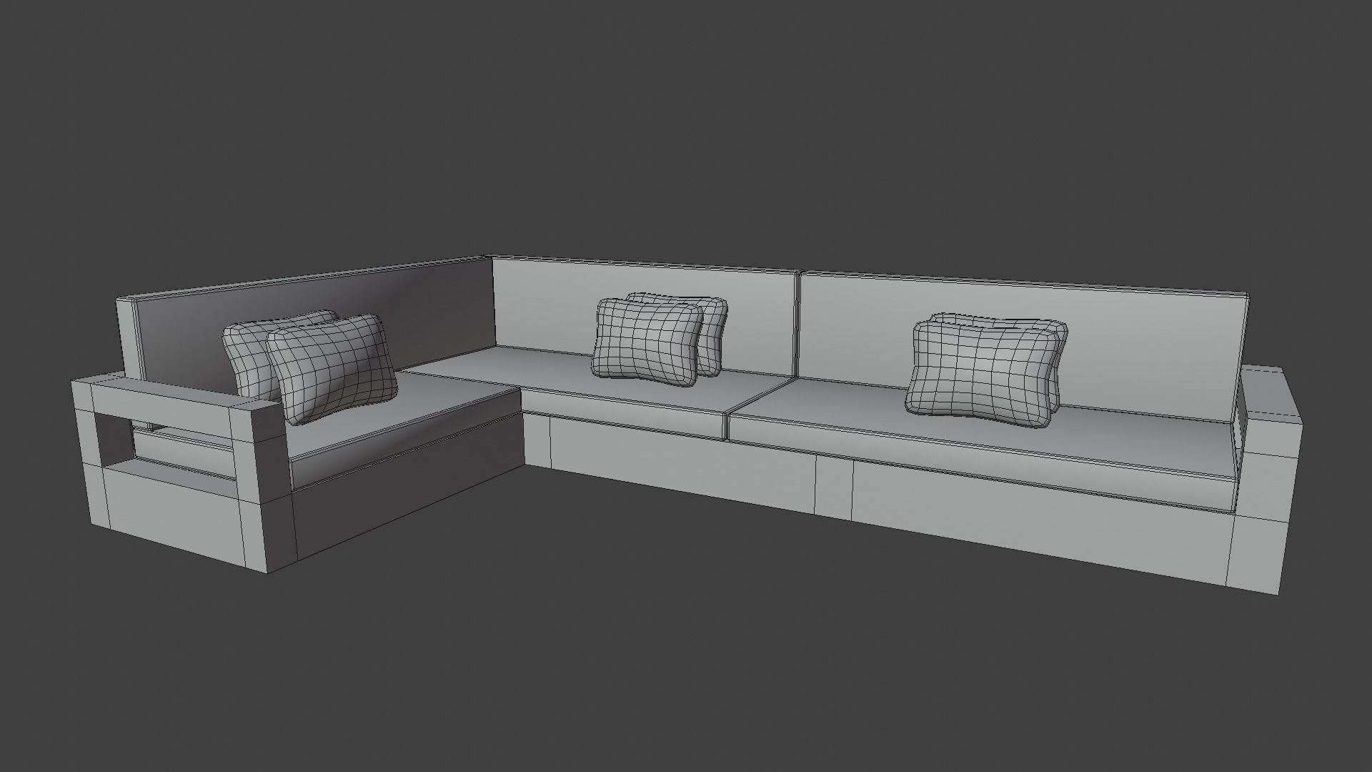 Outdoor Patio Asset Collection Low-poly 3D model_14