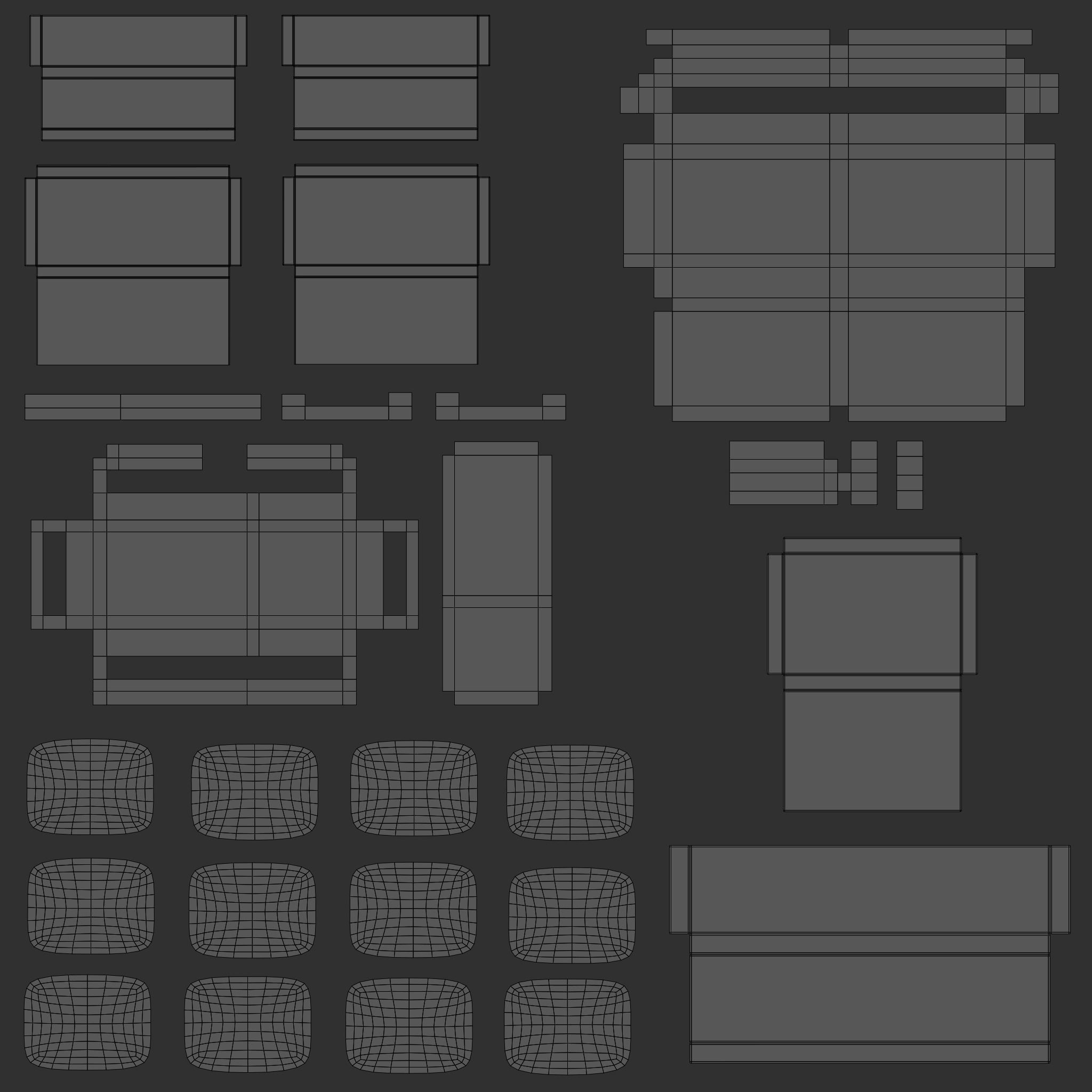 Outdoor Patio Asset Collection Low-poly 3D model_30