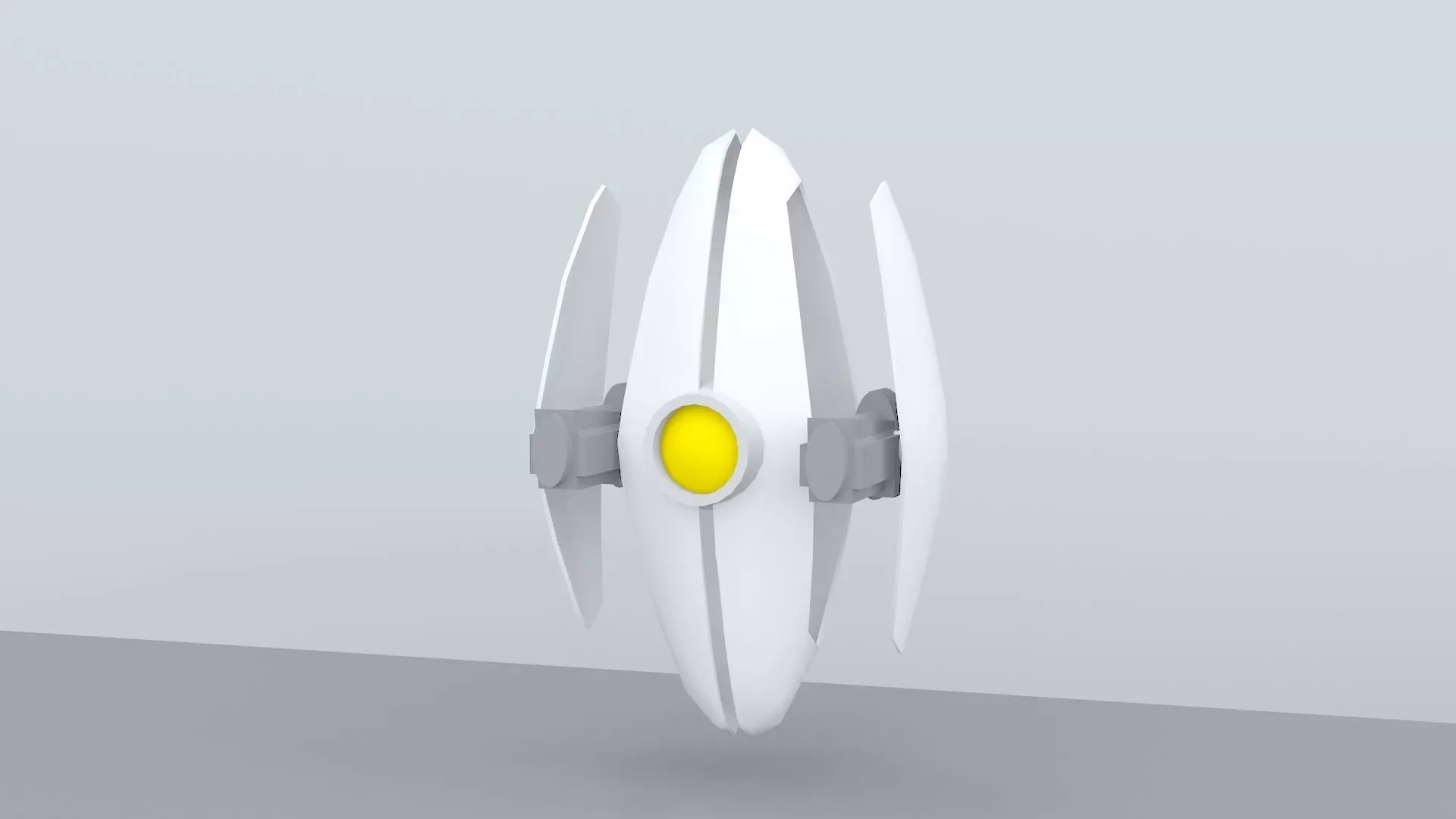 Elipse robot Low-poly 3D model