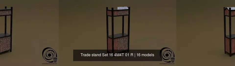 Trade stand Set 16 4M4T 01 R 3D Model Collection_2
