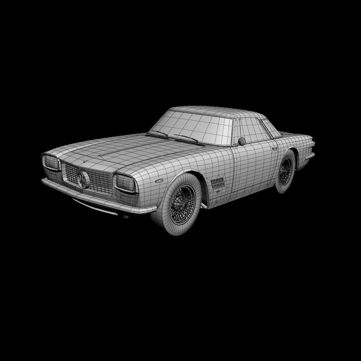 Maserati 5000 GT Allemano 3D model_13