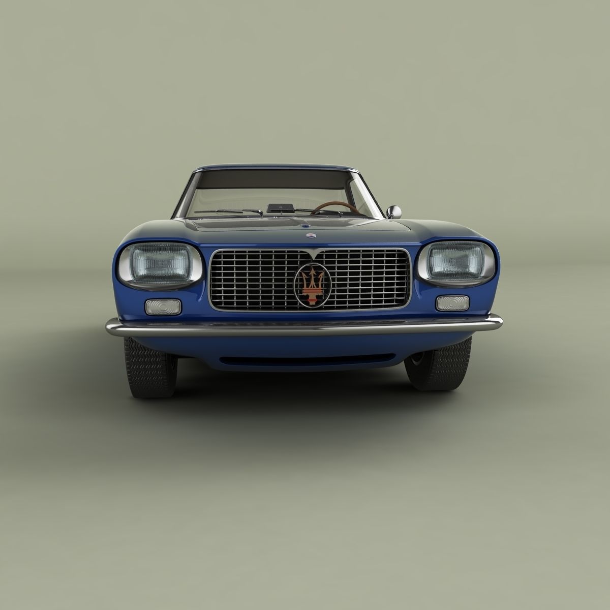 Maserati 5000 GT Allemano 3D model_4