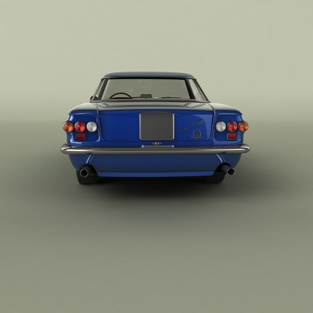 Maserati 5000 GT Allemano 3D model_3