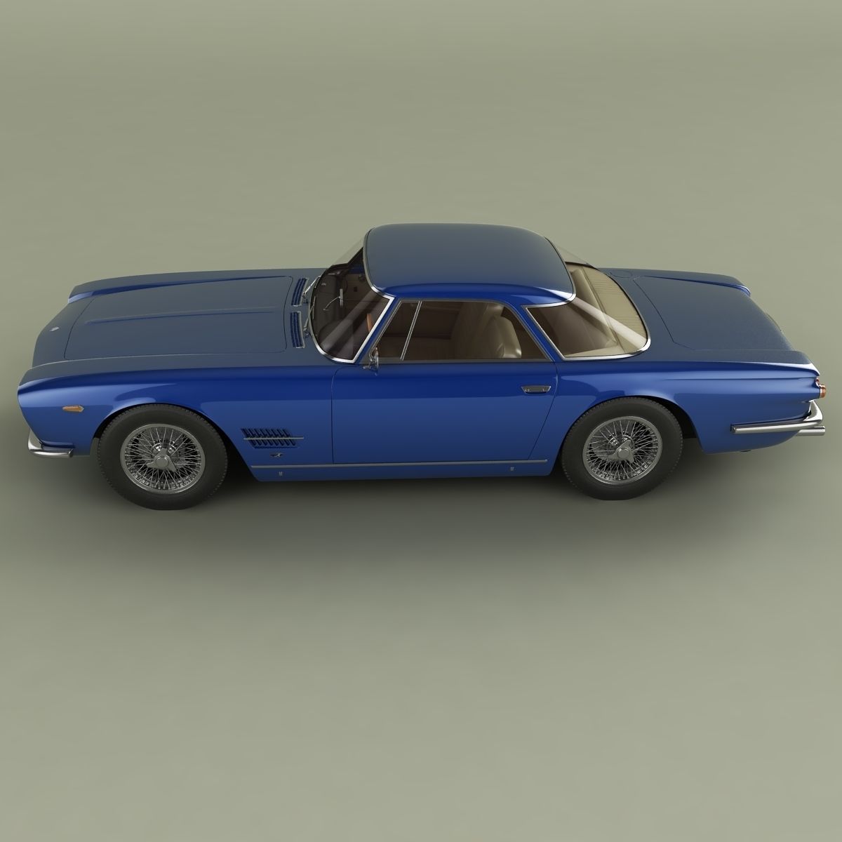 Maserati 5000 GT Allemano 3D model_6