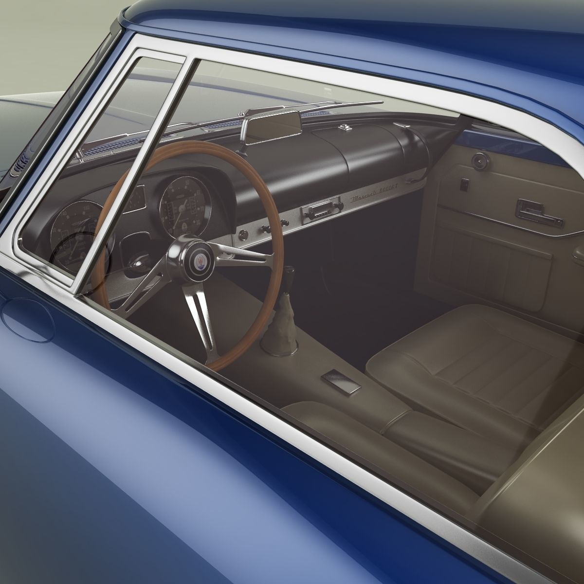 Maserati 5000 GT Allemano 3D model_8