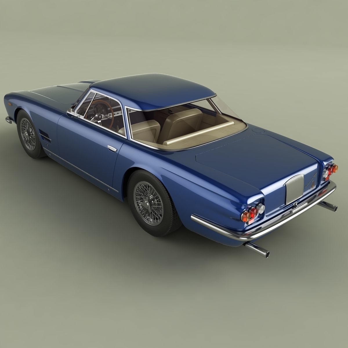Maserati 5000 GT Allemano 3D model_7