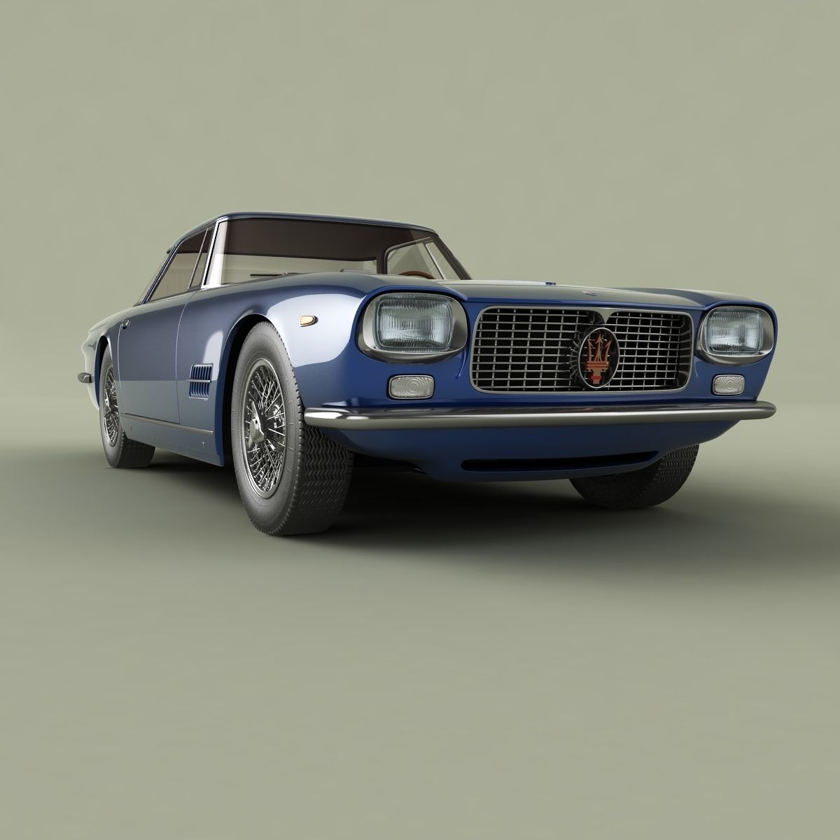 Maserati 5000 GT Allemano 3D model_9