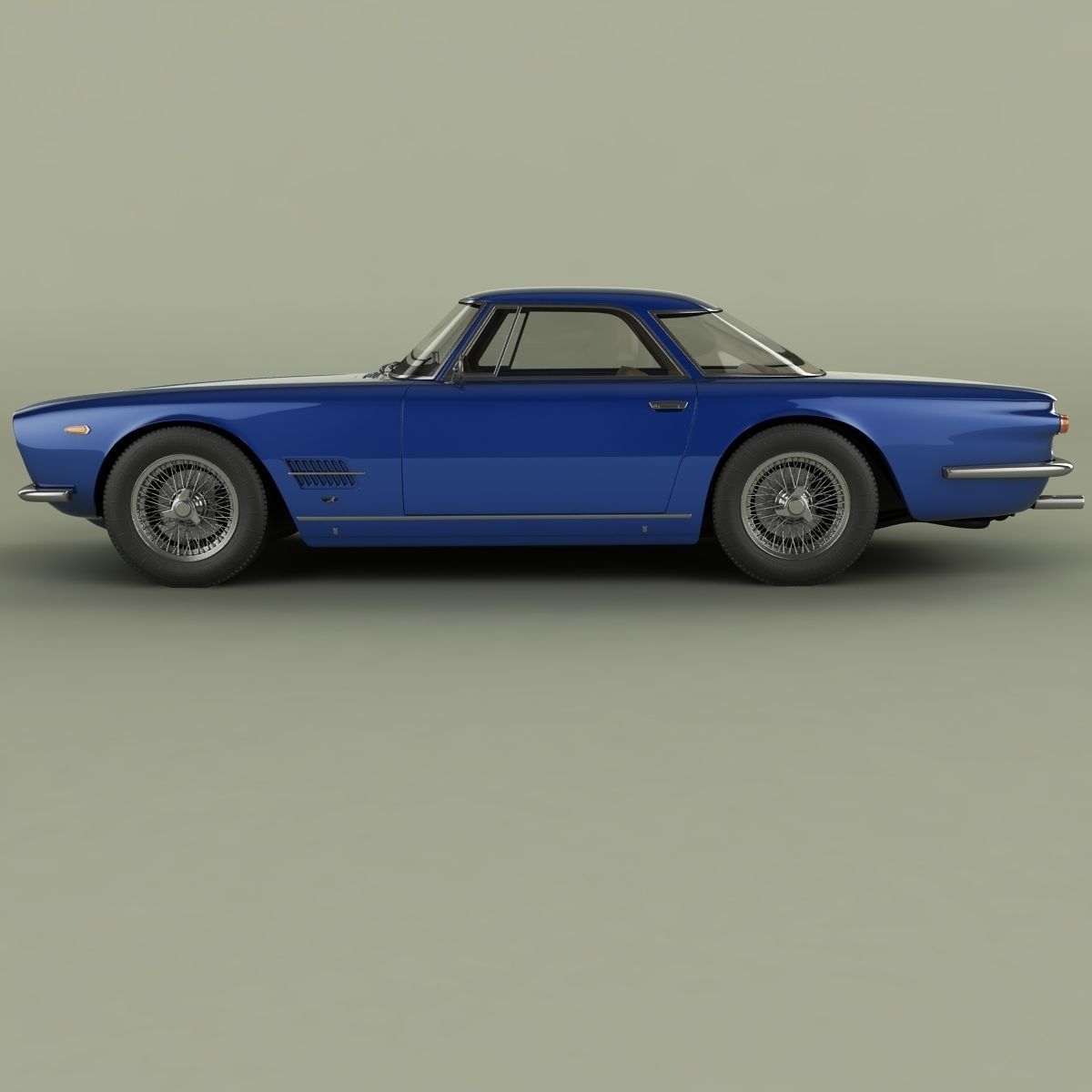 Maserati 5000 GT Allemano 3D model_1