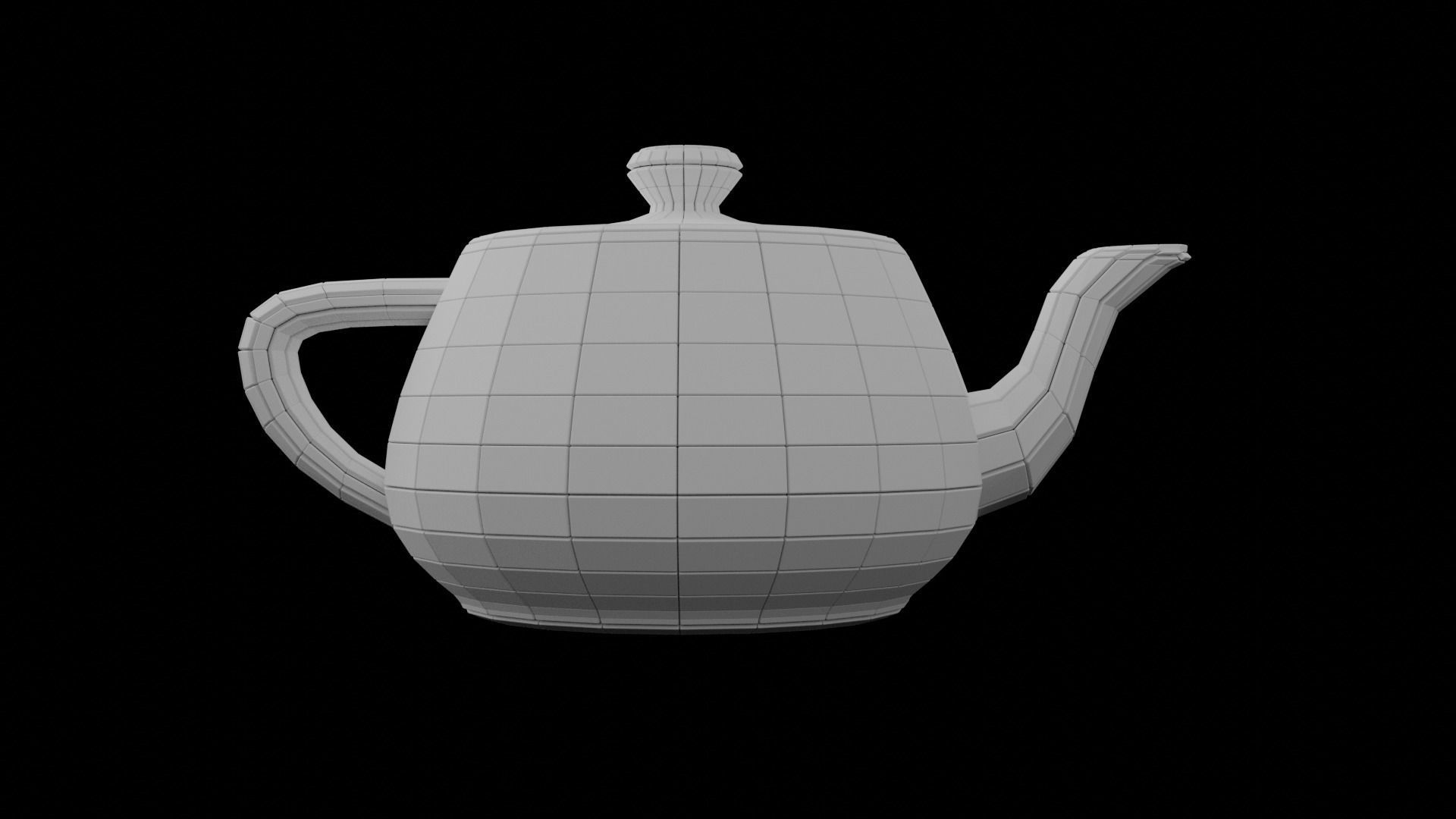 Teapot hardsurface deco Free 3D print model_6