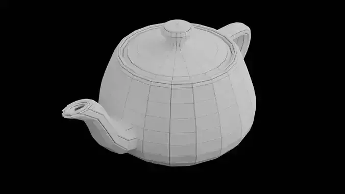 Teapot hardsurface deco