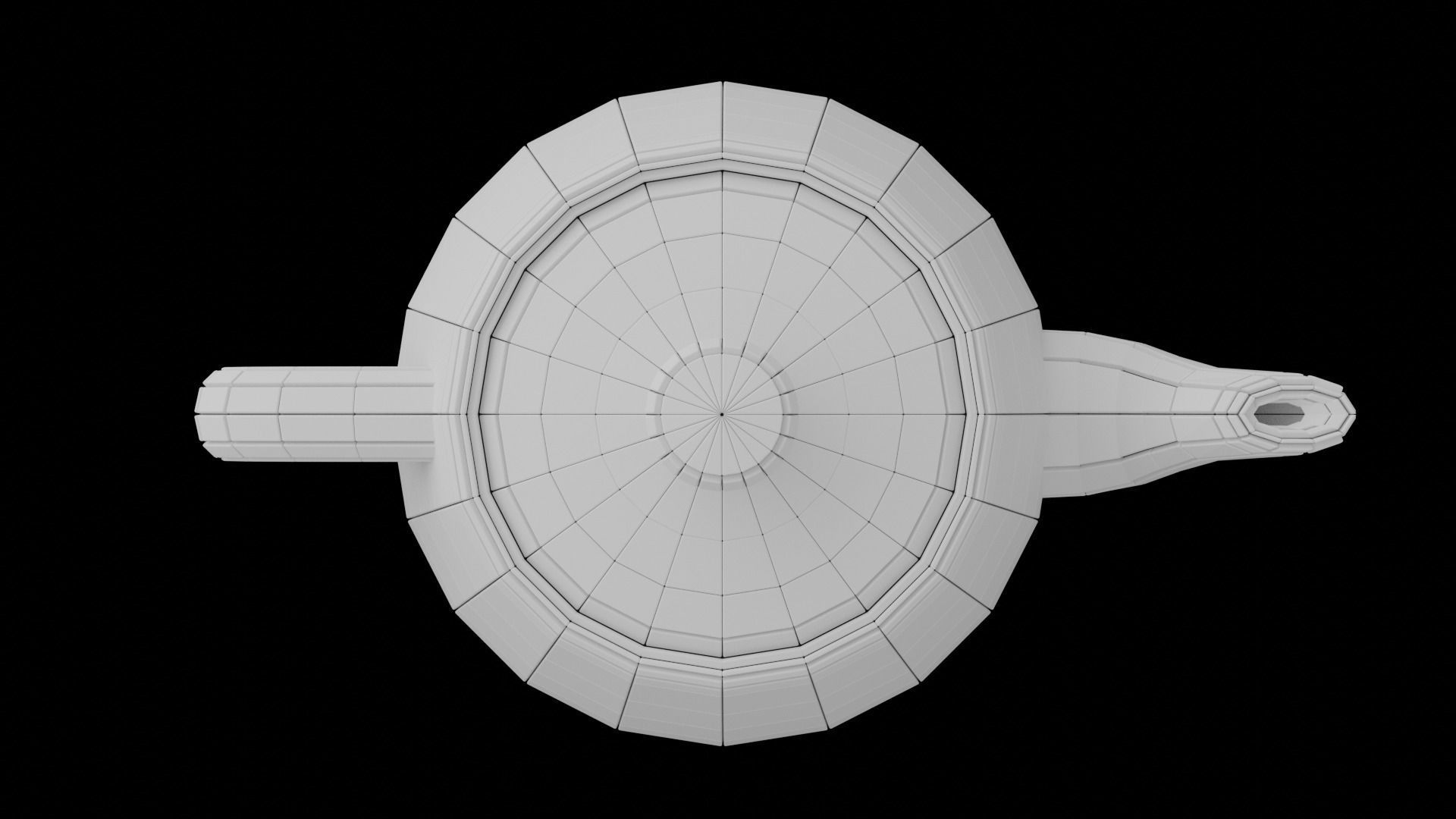 Teapot hardsurface deco Free 3D print model_2