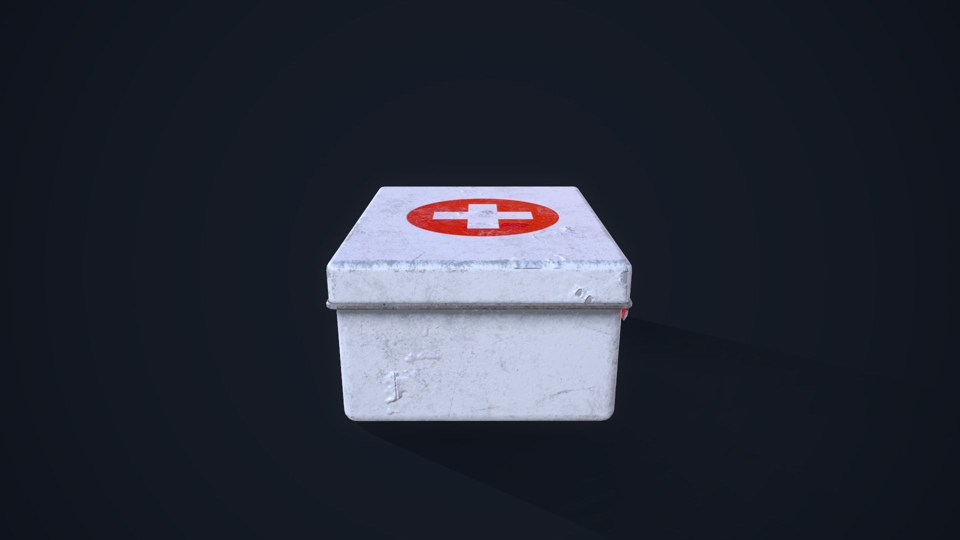 First Aid Kit Low-poly 3D model_8