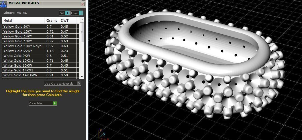 chain  necklace diamond cz STL 3D model_13