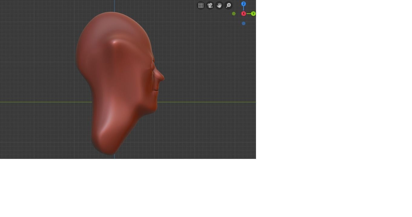 Alien Face Model 3D model_1