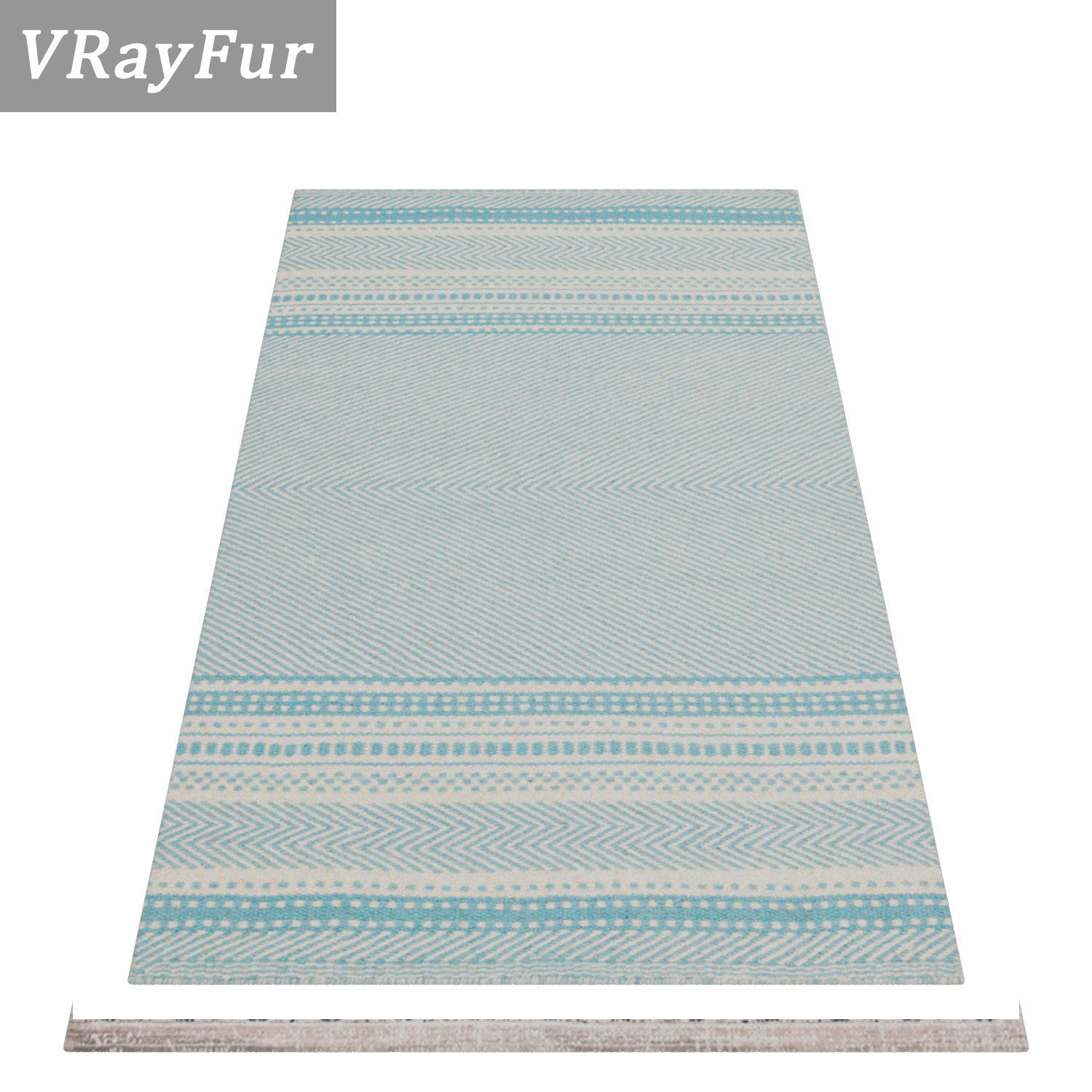 Rug Set 180 3D model_2