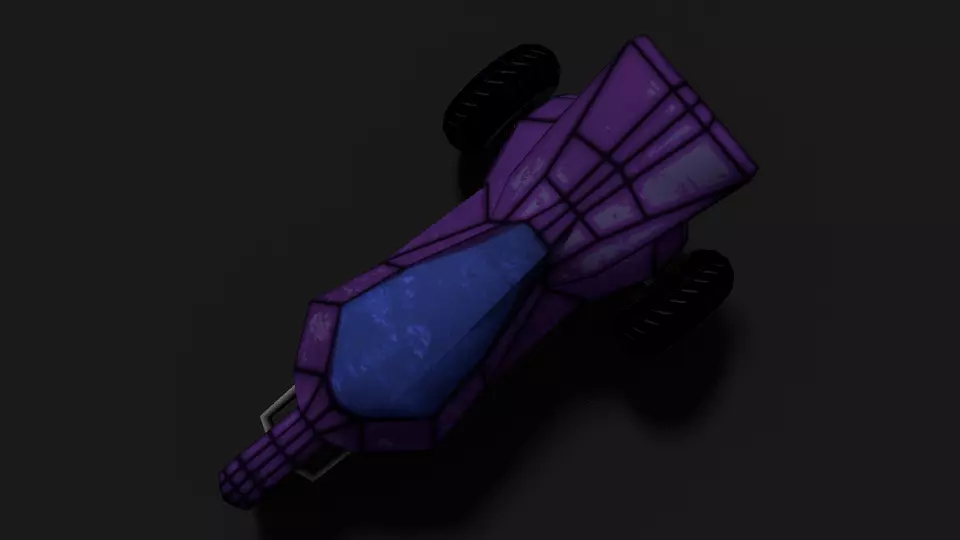 Bike Cartoon Free low-poly 3D model