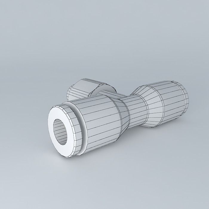 Side stitching parallel male center diameter 4 - M5x0,8 Free 3D model_4