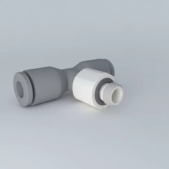Side stitching parallel male center diameter 4 - M5x0,8 Free 3D model_0
