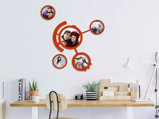 Circles photo frames