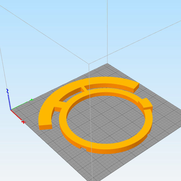 Circles photo frames 3D print model_5