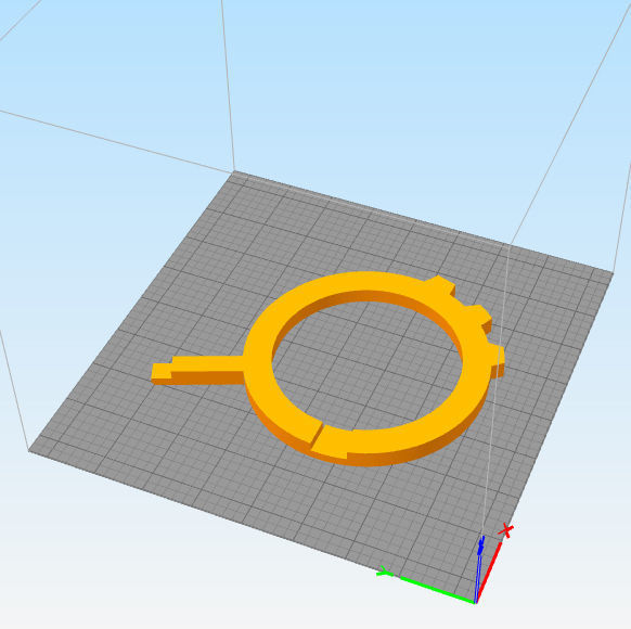Circles photo frames 3D print model_4