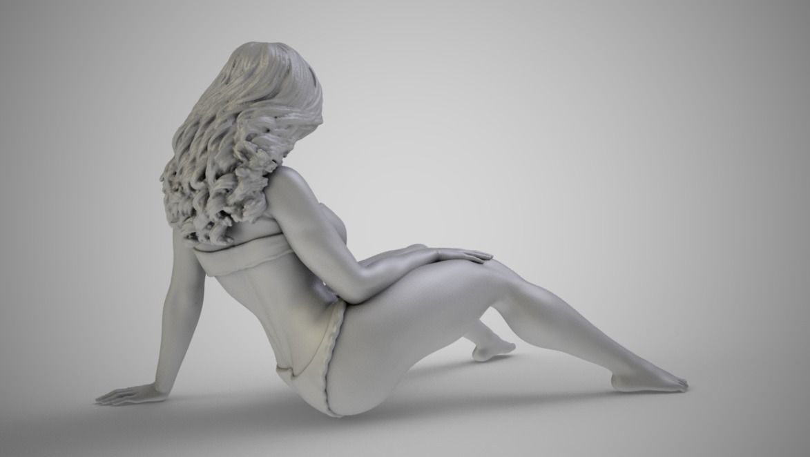 Late Summer on the Beach 3D print model_5