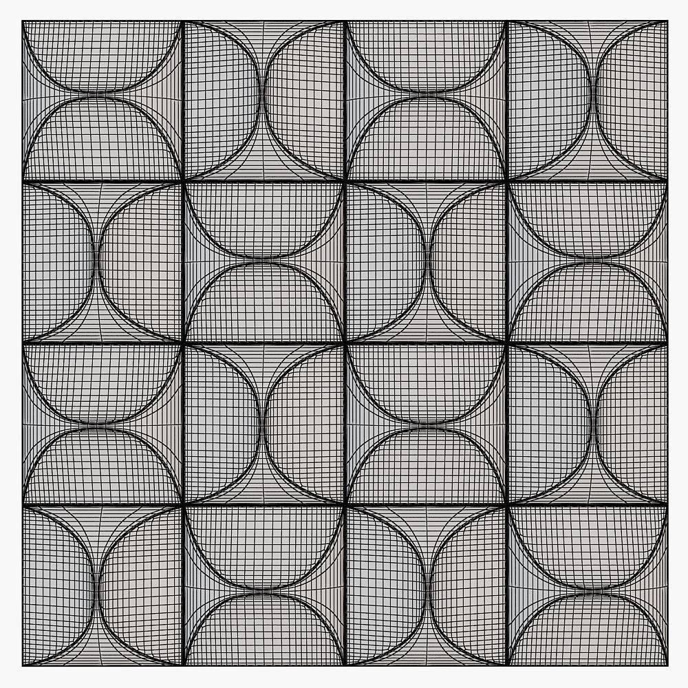 decorative panel spectra 3D model_5